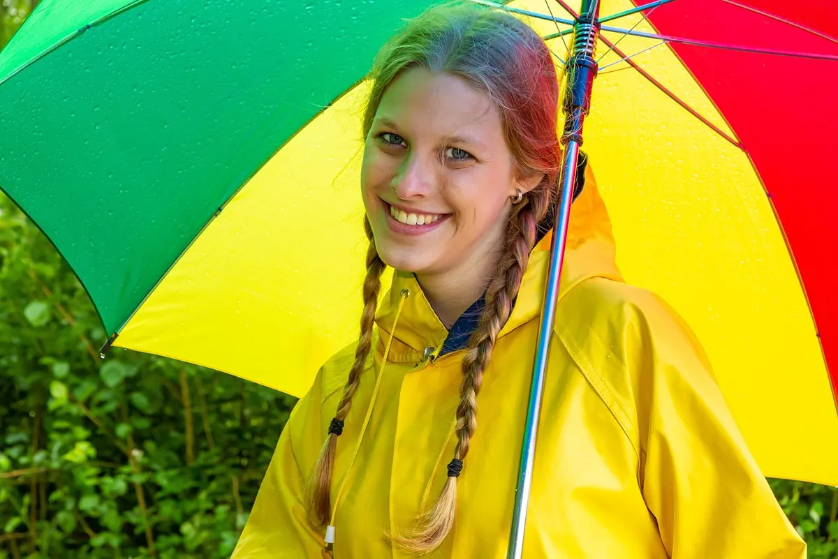 How to Match Umbrella Colors to Your Raincoat